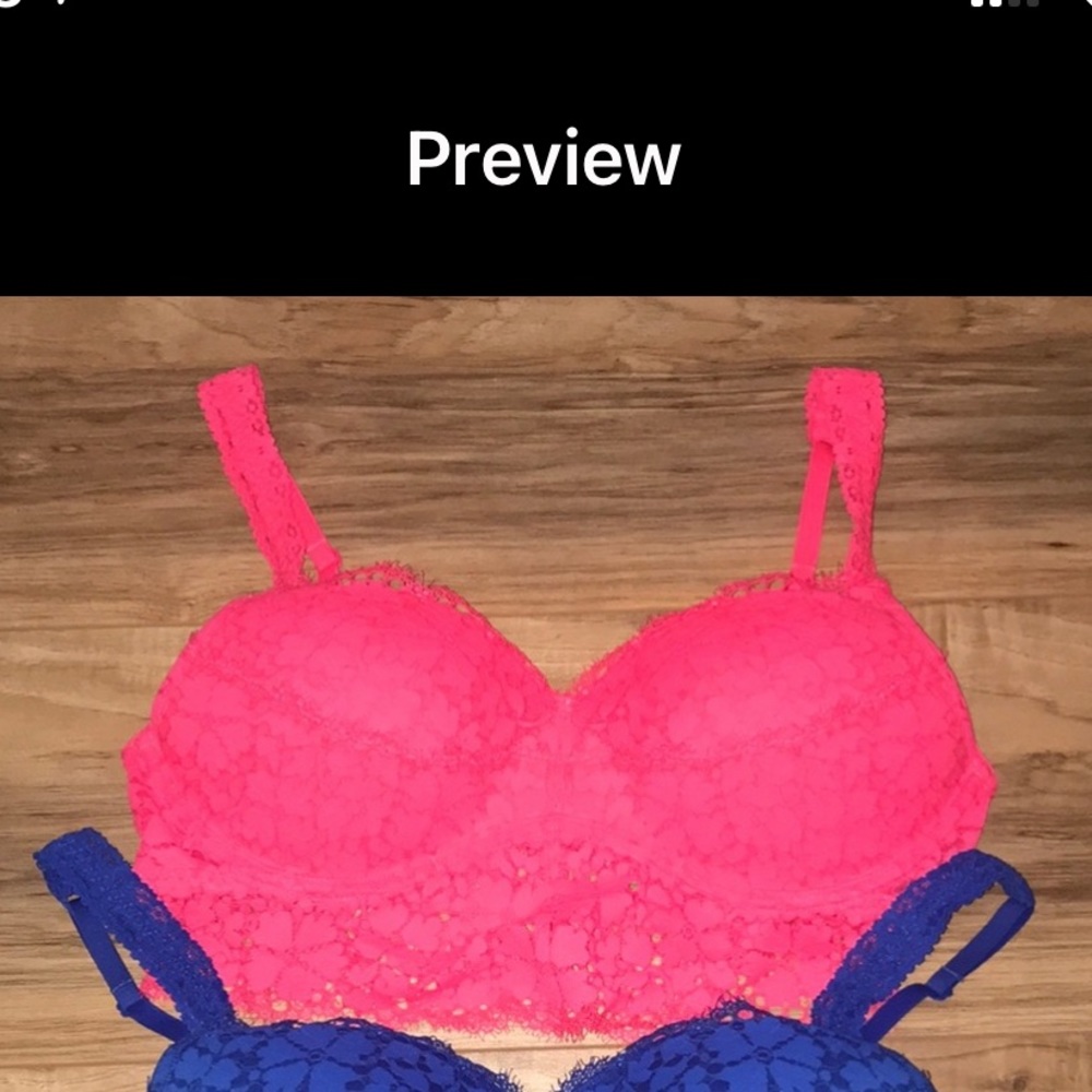 PINK Bralette Pink(L)